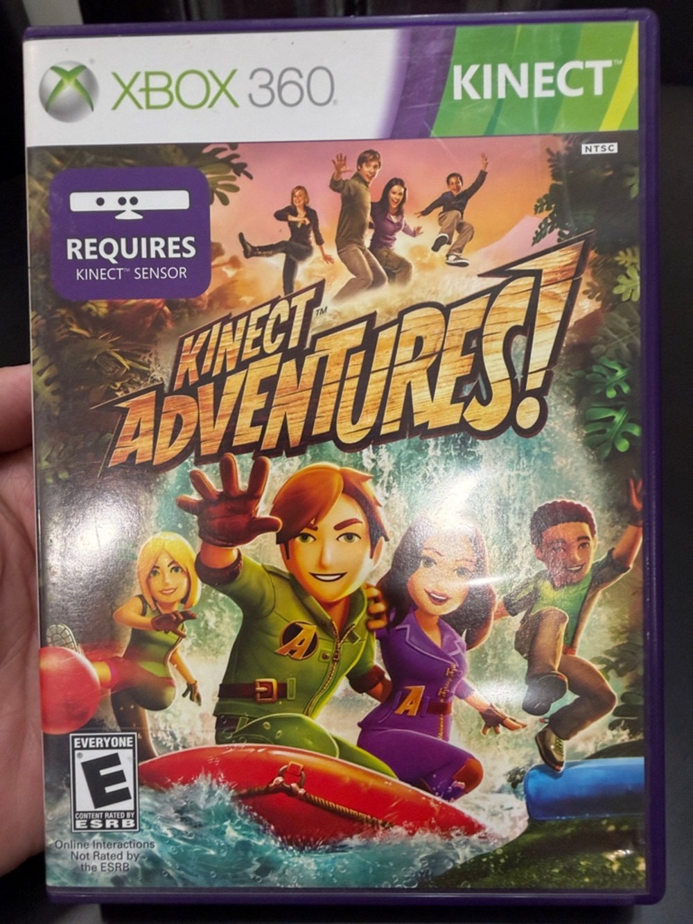 Xbox 360 Kinect Adventures! Game - Purple Case